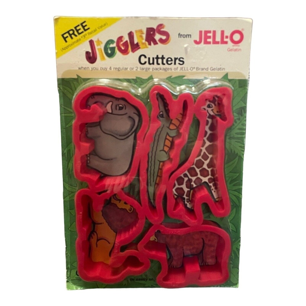 Jello Jigglers Safari Zoo Animal Cutters Unopened In Packaging